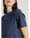 SANDRA-ROSIE Camiseta Manga Corta Pliegu