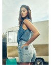 LEA-DIANA Camisa Nudo Tencel