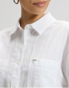 SS LOOSE UTILITY SHIRT BRIGHT WHITE, S