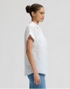 SS LOOSE UTILITY SHIRT BRIGHT WHITE, S