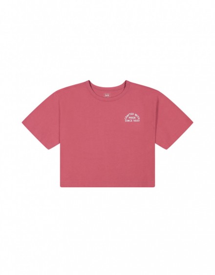 LEE CRAFTED TEE PUNCH, XS