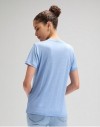 V NECK TEE HALOGEN, XS