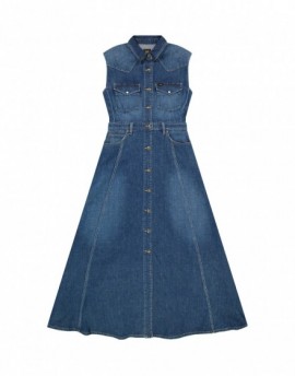 MAXI WESTERN DRESS DARK MAGIC, S