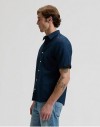 SS LEE SHIRT RIVET NAVY, XXL
