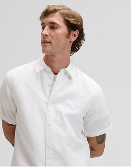 SS LEE SHIRT BRIGHT WHITE, M