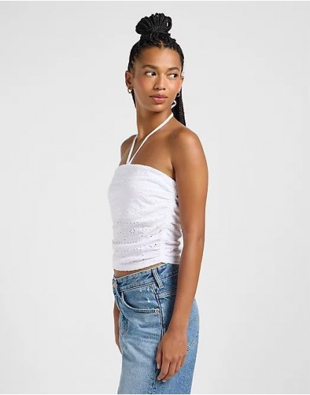 TUBE TOP BRIGHT WHITE, L