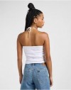 TUBE TOP BRIGHT WHITE, L