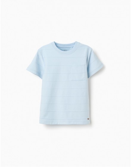 3107783801-PK9 TSHIRT SS JACQUARD LIGHT