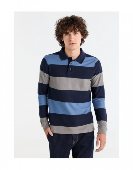 TEO-ASTRAL Polo Manga Larga Franjas Jacq