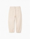 3107729801-PK9 PANTS TWILL BEIGE 3/4-13/