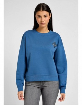 LOGO CREW SWS MIDCENTURY BLUE, S