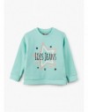 SUDADERA APERTURA LATERAL PRINT ESTRELLS