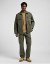QUILTED WORKWEAR JACKET OAK MOSS