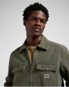 QUILTED WORKWEAR JACKET OAK MOSS