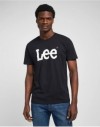 LEE WOBBLY LOGO TEE BLACK HOMBRE