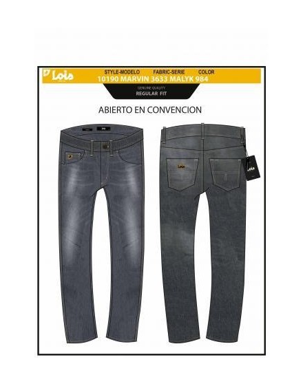 MARVIN-MALYK Jeans Regular Tiro Medio