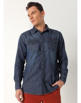 WAYNE-ELOIS CAMISA TEJANA RINSE WASH