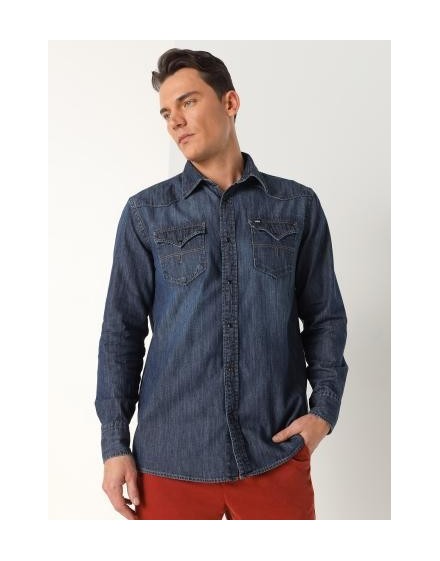 WAYNE-ELOIS CAMISA TEJANA RINSE WASH