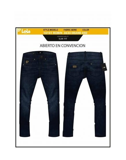 ROBIN-IMANE Jeans Slim Tiro Medio