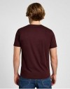 PATCH LOGO TEE VELVET BEET