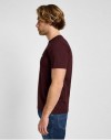 PATCH LOGO TEE VELVET BEET