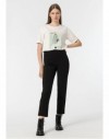 Pantalón Skinny con Pliegues Raven