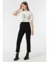 Pantalón Skinny con Pliegues Raven
