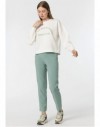 Pantalón Skinny con Pliegues Raven