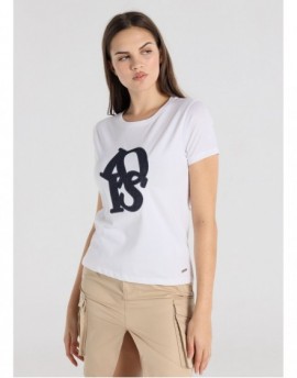 GEMMA -ANAS Camiseta Manga Corta Aplicac