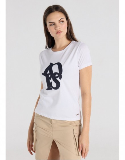 GEMMA -ANAS Camiseta Manga Corta Aplicac